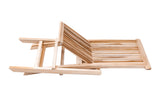 Telluride Teak Outdoor Patio Folding Chair