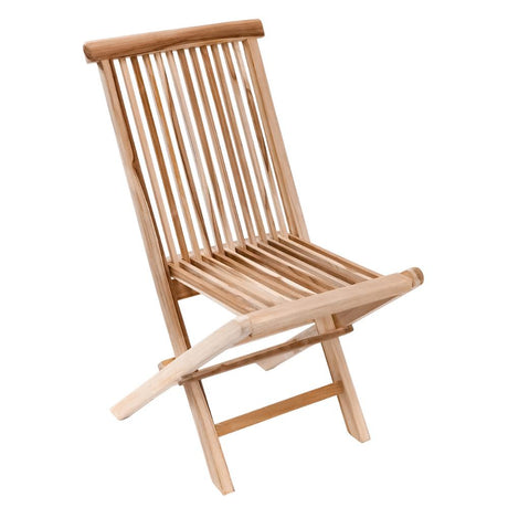 Telluride Teak Outdoor Patio Folding Chair-chair-Parc Decor
