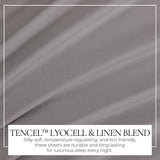 TENCEL™ Lyocell & Linen Blend Sheet Set - Magdalena Collection