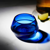 Tequila Copita Glass in Cobalt-product_type::specialty_shot_glasses-Parc Decor