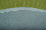 Terra Custom Made Modern Solid Design Green Hand Tufted Wool Rug