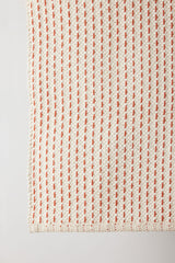 Terracotta Luxe Hand-Loomed Cotton Twill Mat