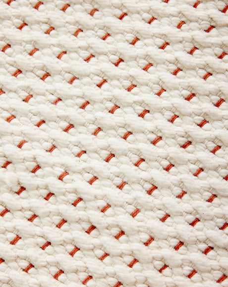 Terracotta Luxe Hand-Loomed Cotton Twill Mat