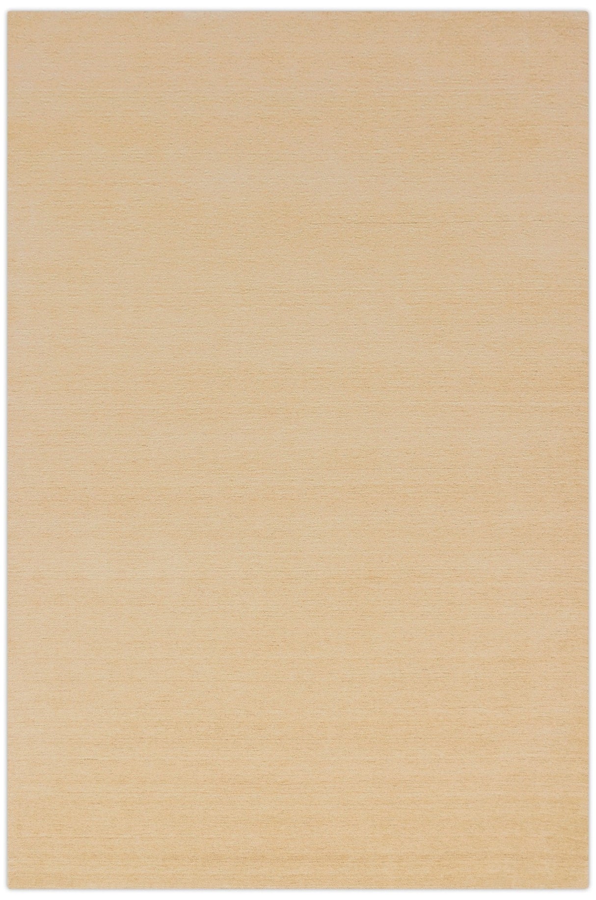 Terrain Hand Loomed Modern Beige Solid Design Wool Area Rug