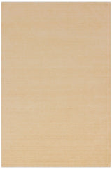 Terrain Hand Loomed Modern Beige Solid Design Wool Area Rug