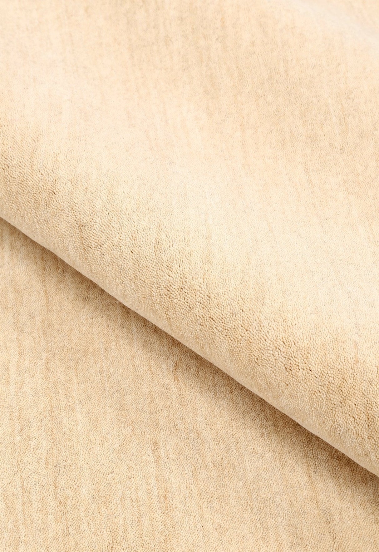 Terrain Hand Loomed Modern Beige Solid Design Wool Area Rug
