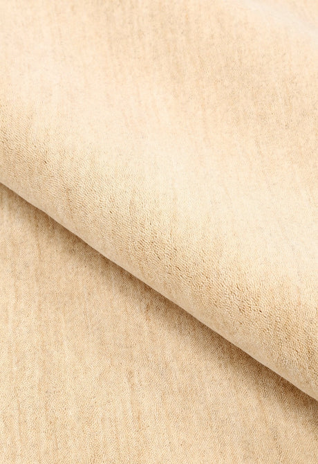 Terrain Hand Loomed Modern Beige Solid Design Wool Area Rug