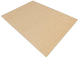 Terrain Hand Loomed Modern Beige Solid Design Wool Area Rug
