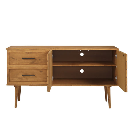 Tessa Solid Wood Prism Sideboard – TV Stand-Dining / Kitchen-Parc Decor