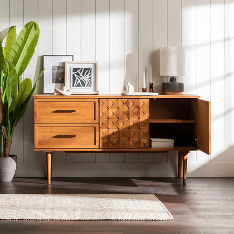 Tessa Solid Wood Prism Sideboard / TV Stand-Dining / Kitchen-Parc Decor