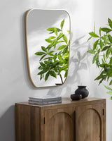 Texcaltic Gold Carved Mirror-Mirrors-Parc Decor