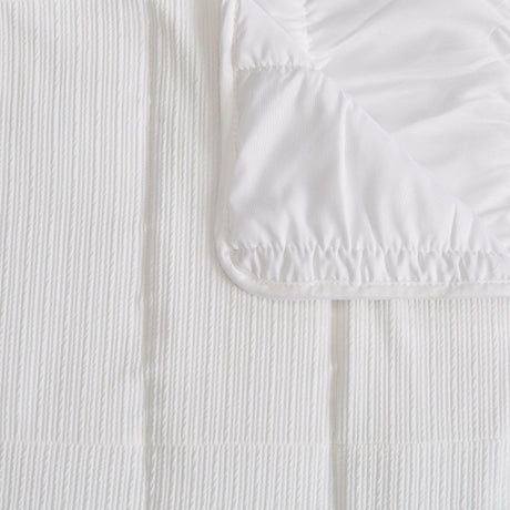 Textured Striped Quilt Set - Ellie Collection