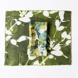 The Porto Print in Olive x Green Marble Set-Placemats-Parc Decor
