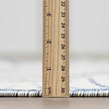 Thebarton Coastal Blue Palm Area Rug-Rugs-Parc Decor