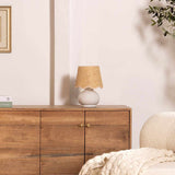 Theisseil Beige Table Lamp-Lighting-Parc Decor