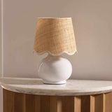 Theisseil Beige Table Lamp-Lighting-Parc Decor