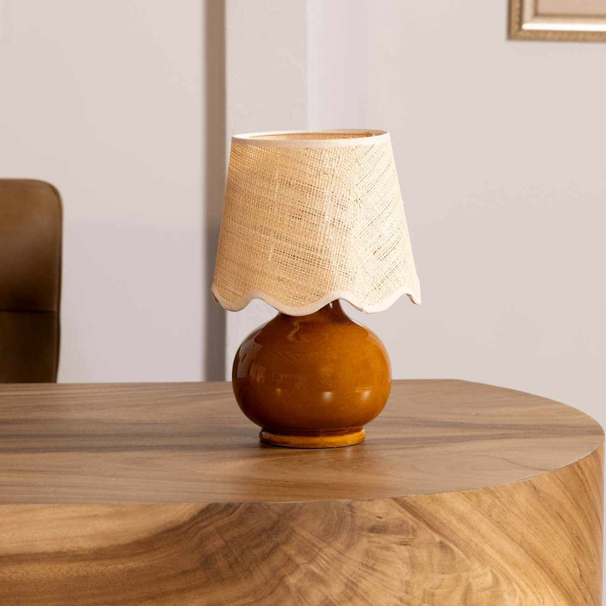 Theisseil Brown Table Lamp-Lighting-Parc Decor