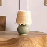Theisseil Green Table Lamp-Lighting-Parc Decor