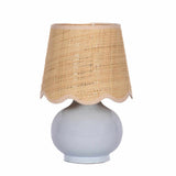 Theisseil Light Blue Table Lamp-Lighting-Parc Decor
