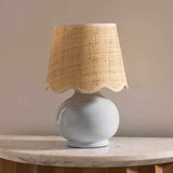 Theisseil Light Blue Table Lamp-Lighting-Parc Decor