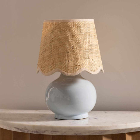 Theisseil Light Blue Table Lamp-Lighting-Parc Decor