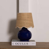 Theisseil Navy Blue Table Lamp-Lighting-Parc Decor