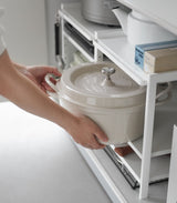 Three-Tier Cabinet Storage Rack (14" H) - Steel