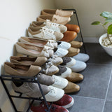 Three-Tier Expandable Shoe Rack (18" H) - Steel