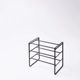 Three-Tier Expandable Shoe Rack (18" H) - Steel