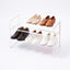 Three-Tier Expandable Shoe Rack (18" H) - Steel
