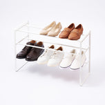Three-Tier Expandable Shoe Rack (18" H) - Steel