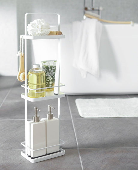 Three-Tier Shower Caddy (26" H) - Steel-Shower Caddy-Parc Decor