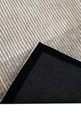 Ticktack Modern Ripple Gray Hand Tufted Wool Area Rug