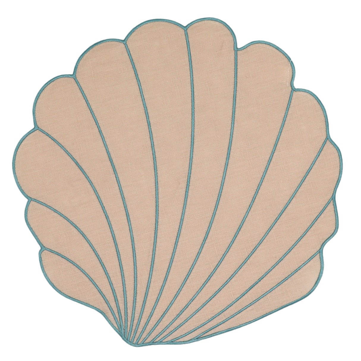 Tidal Shell Placemat - Set of 4-Placemat-Parc Decor