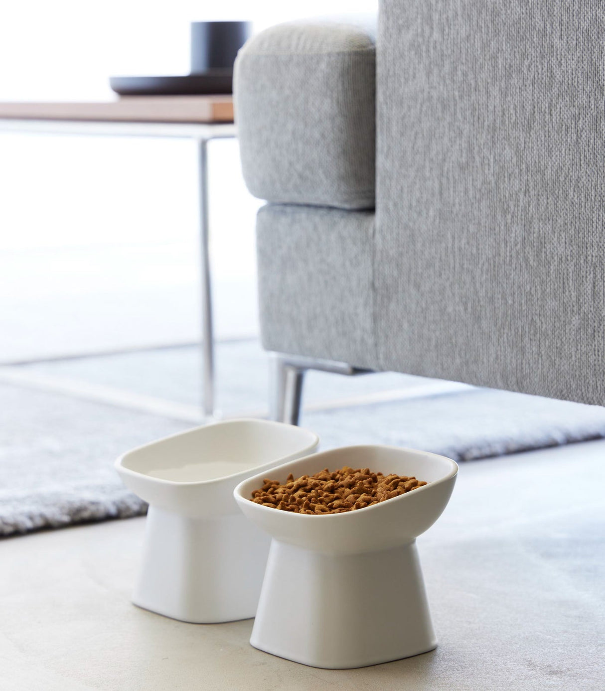 Tilted Pet Food Bowl-Pets-Parc Decor
