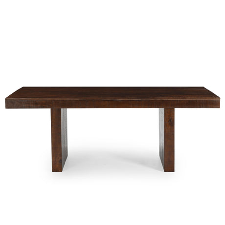 Timbergirl Dark Mango Wood Dining Table - 80"