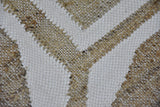 Timbergirl Geometric Cream Handmade Rug