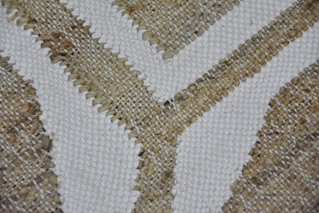 Timbergirl Geometric Cream Handmade Rug