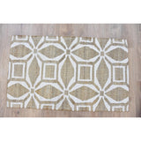 Timbergirl Geometric Cream Handmade Rug