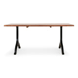 Timbergirl Phoebe Live edge Acacia Wood Dining Table 84"-Dining Table-Parc Decor