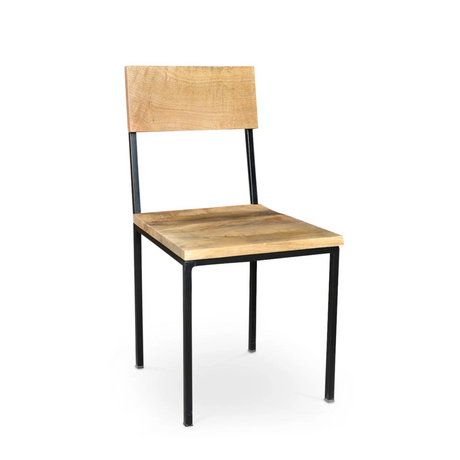 Timbergirl Reclaimed Wood and Metal chair - Set of 2-Chair-Parc Decor