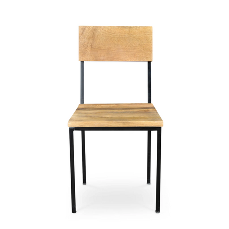 Timbergirl Reclaimed Wood and Metal chair - Set of 2-Chair-Parc Decor