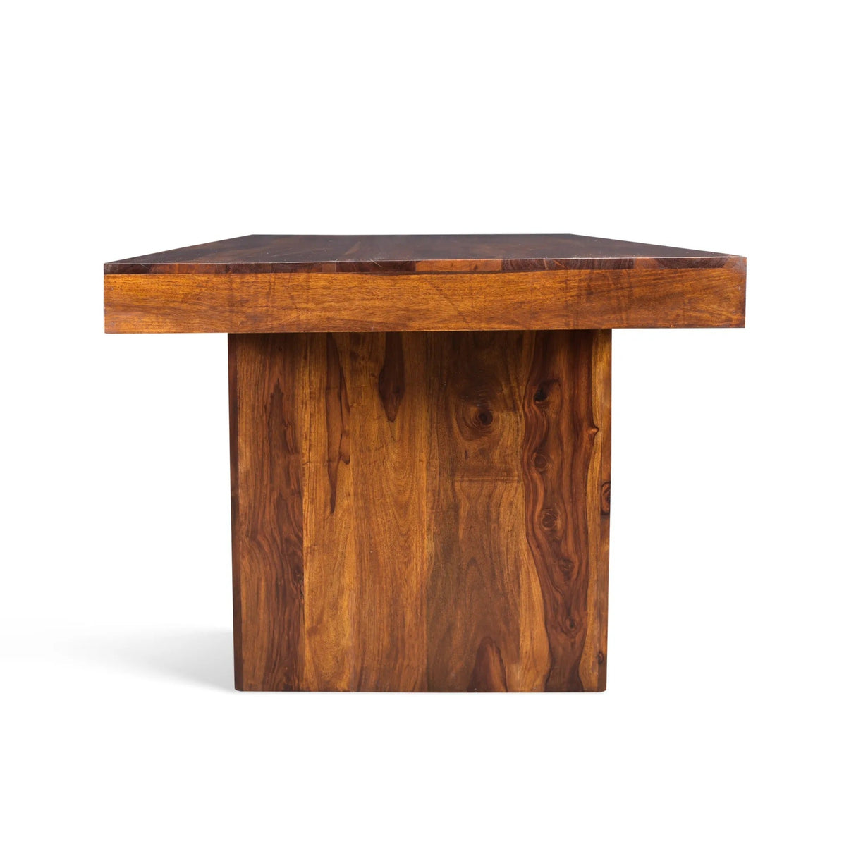 Timbergirl Solid Sheesham Wood Dining Table-Dining Table-Parc Decor