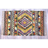 Timbergirl Southwestern Multi 100% Cotton Handmade Rug
