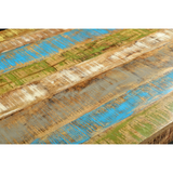 Timbergirl Suman Rustic Multicolor Dining Table-Dining Table-Parc Decor