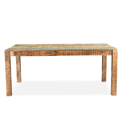 Timbergirl Suman Rustic Multicolor Dining Table-Dining Table-Parc Decor
