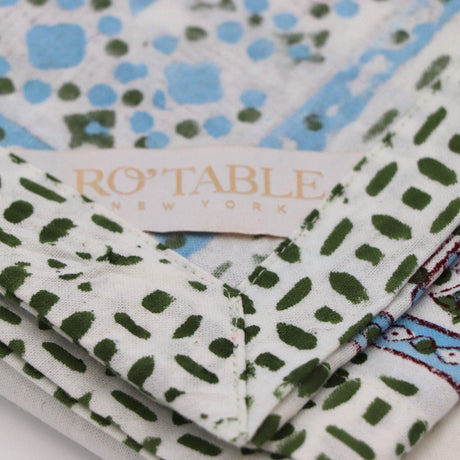 Toile de Blu Hortensia Organic Cotton Tablecloth