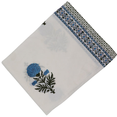 Toile de Blu Hortensia Tablecloth-Table Linen-Parc Decor