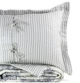 Toile Reversible Cotton Quilt Set-Quilt-Parc Decor