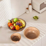 Tondra Acacia Wood Bowls (Set of 3)-woodedn bowls set-Parc Decor